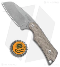 Mercury Kali Sheepsfoot Mini Fixed Blade Knife Green Micarta (2.50" SW) -EOSS Knives Shop Mercury Kali Sheeps Foot Mini Fixed Blade Green Micarta SW BHQ 179619 jr bottlecap