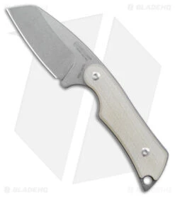 Mercury Kali Sheepsfoot Mini Fixed Blade Knife Natural G10 (2.50" SW)