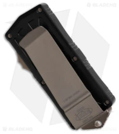 Microtech Exocet Dagger CA Legal OTF Automatic Knife Black (1.9" Bronzed Serr) 5 Microtech Exocet Dagger CA Legal OTF Automatic Knife Black (1.9" Bronzed Serr) -EOSS Knives Shop Microtech Exocet Dagger CA Legal OTF Automatic Knife Black 1in Bronzed Serr BHQ 181942 td side