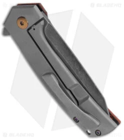 Murray Custom Knife & Tool MF-3 Frame Lock Knife Fat Carbon (3.4" Stonewash) 7 Murray Custom Knife & Tool MF-3 Frame Lock Knife Fat Carbon (3.4" Stonewash) -EOSS Knives Shop Murray Custom Knife and Tool MF 3 Ti FL Fat Carbon BHQ 147575 jr side