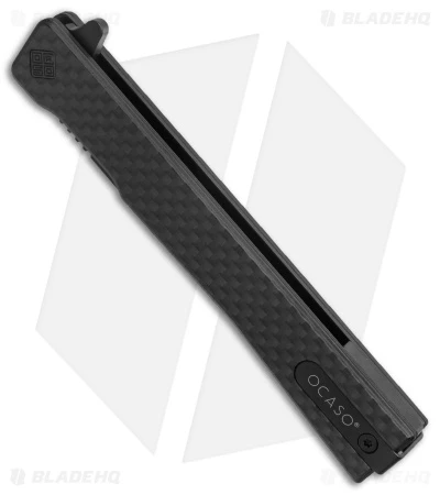 Ocaso Solstice Liner Lock Knife Carbon Fiber (3.5" Black) 2 Ocaso Solstice Liner Lock Knife Carbon Fiber (3.5" Black) - Image 2