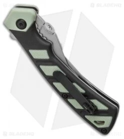 Old Timer Replaceable Blade Knife Black/Green Rubber FRN (2.75" Satin) 6 Old Timer Replaceable Blade Knife Black/Green Rubber FRN (2.75" Satin) -EOSS Knives Shop Old Timer Replaceable Blade Rubber Handle Side
