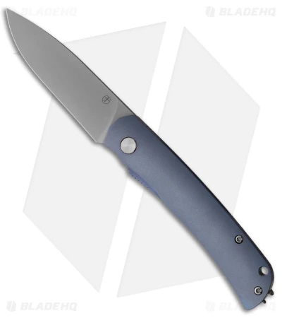 PMP Knives User II Frame Lock Knife Blue Titanium (3" Bead Blast) 1 PMP Knives User II Frame Lock Knife Blue Titanium (3" Bead Blast)
