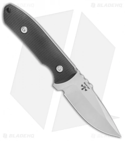 Pro-Tech George SBR Fixed Blade Knife Black G-10 (3.25" Satin) Leather Sheath 2 Pro-Tech George SBR Fixed Blade Knife Black G-10 (3.25" Satin) Leather Sheath - Image 2