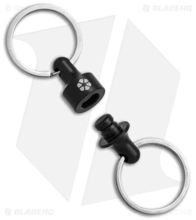 Prometheus Kappa QR Quick Release Keychain System - Black Delrin 2 Prometheus Kappa QR Quick Release Keychain System - Black Delrin - Image 2