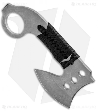 Red Horse Knife Works Karamahawk Mini Tomahawk Black Cord W/ Kydex Sheath 2 Red Horse Knife Works Karamahawk Mini Tomahawk Black Cord W/ Kydex Sheath - Image 2