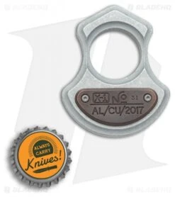 Serge Panchenko X-1 Knuck (Aluminum/Copper) -EOSS Knives Shop Serge Panchenko X 1 Knuck aluminum copper BHQ 71532 er size