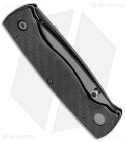 Stone River Gear Ceramic Two Blade Liner Lock Knife Carbon Fiber - SRG1DBF -EOSS Knives Shop Stone River Gear Ceramic Two Blade CF SRG1DBF BHQ 51674 jr side 2