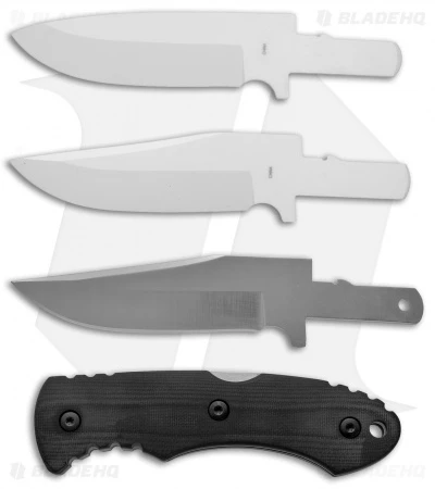 Stone River Gear Change Blade 3-Piece Fixed Blade Knife Black G-10 (3.5" White) 1 Stone River Gear Change Blade 3-Piece Fixed Blade Knife Black G-10 (3.5" White)