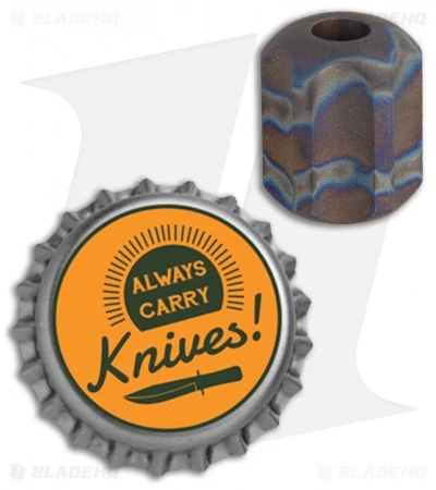 TiSurvival Slip Lanyard Bead - Stonewashed Anodized 3 TiSurvival Slip Lanyard Bead - Stonewashed Anodized - Image 3