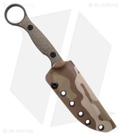 Toor Knives Anaconda Fixed Blade Knife Covert Green G-10 (3.75" Black) 5 Toor Knives Anaconda Fixed Blade Knife Covert Green G-10 (3.75" Black) -EOSS Knives Shop Toor Knives Anaconda Fixed Blade Knife Covert Green G 10 Black BHQ 180923 kc sheath