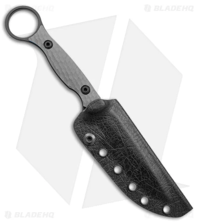 Toor Knives Anaconda Fixed Blade Knife Stealth Gray G-10 (3.75" Black) 3 Toor Knives Anaconda Fixed Blade Knife Stealth Gray G-10 (3.75" Black) - Image 3