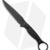 Toor Knives Anaconda Fixed Blade Knife Shadow Black G-10 (3.75" Black)