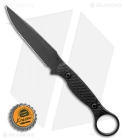 Toor Knives Anaconda Fixed Blade Knife Shadow Black G-10 (3.75" Black) 7 Toor Knives Anaconda Fixed Blade Knife Shadow Black G-10 (3.75" Black) -EOSS Knives Shop Toor Knives Anaconda Shadow Black Fixed Blade Black G10 3.75 BHQ 123643 LS Bottlecap
