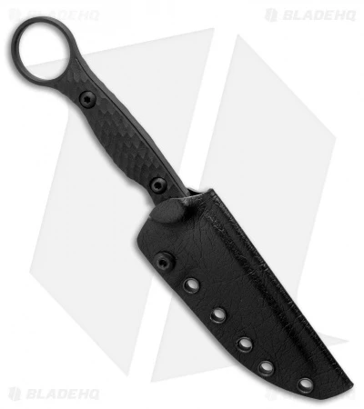 Toor Knives Anaconda Fixed Blade Knife Shadow Black G-10 (3.75" Black) 3 Toor Knives Anaconda Fixed Blade Knife Shadow Black G-10 (3.75" Black) - Image 3
