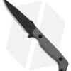 Toor Knives Darter Fixed Blade Knife Vapor Gray G-10 (4.25" Black)