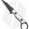 Toor Knives Jank Shank Tactical Fixed Blade Knife White G-10 (3" Black)