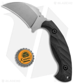 Toor Knives Karsumba Karambit Fixed Blade Black Canvas Micarta (2.5" SW) -EOSS Knives Shop Toor Knives Karsumba Karambit Fixed Blade Black Canvas Micarta SW BHQ 142960 jr bottlecap