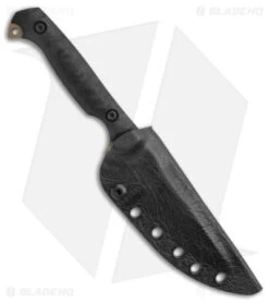 Toor Knives Krypteia Stealth Fixed Blade Knife Ebony G-10 (4" Tan) -EOSS Knives Shop Toor Knives Krypteia Stealth Fixed Blade Ebony Tan BHQ 160955 jr sheath