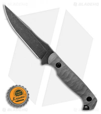 Toor Knives Krypteia Stealth Fixed Blade Knife Gray G-10 (4" Black Stonewash) 4 Toor Knives Krypteia Stealth Fixed Blade Knife Gray G-10 (4" Black Stonewash) - Image 4