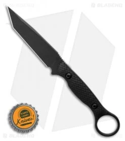 Toor Knives Serpent Tanto Fixed Blade Knife Shadow Black G-10 (3.9" Black) 7 Toor Knives Serpent Tanto Fixed Blade Knife Shadow Black G-10 (3.9" Black) -EOSS Knives Shop Toor Knives Serpent Shadow Black Fixed Blade Knife Black G10 3.75 BHQ 123641 LS Bottlecap