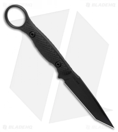 Toor Knives Serpent Tanto Fixed Blade Knife Shadow Black G-10 (3.9" Black) 2 Toor Knives Serpent Tanto Fixed Blade Knife Shadow Black G-10 (3.9" Black) - Image 2