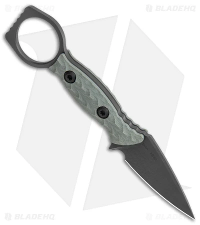 Toor Knives Viper Fixed Blade Knife Stealth Gray G-10 (2.65" Black) 2 Toor Knives Viper Fixed Blade Knife Stealth Gray G-10 (2.65" Black) - Image 2