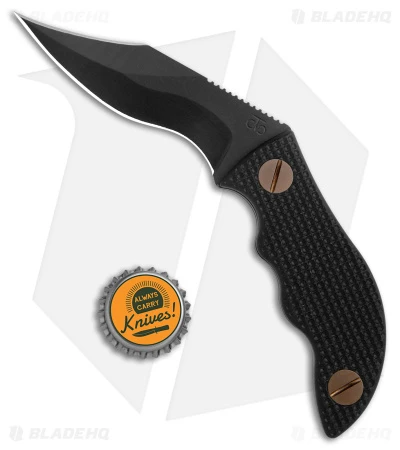 Turner CNC Voodoo Doc Chimera Fixed Fighting Knife Black G-10 (3.5" DLC 3V) 4 Turner CNC Voodoo Doc Chimera Fixed Fighting Knife Black G-10 (3.5" DLC 3V) - Image 4