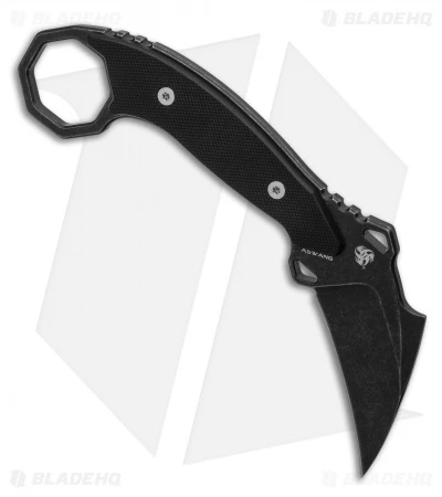 TuyaKnife Aswang Karambit Fixed Blade Knife Black G-10 (2.5" Black SW) 2 TuyaKnife Aswang Karambit Fixed Blade Knife Black G-10 (2.5" Black SW) - Image 2