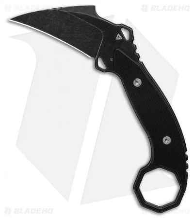 TuyaKnife Aswang Karambit Fixed Blade Knife Black G-10 (2.5" Black SW) 1 TuyaKnife Aswang Karambit Fixed Blade Knife Black G-10 (2.5" Black SW)