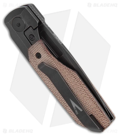 Vero Engineering Mini Synapse Frame Lock Knife Titanium Natural Micarta (3" BW) 3 Vero Engineering Mini Synapse Frame Lock Knife Titanium Natural Micarta (3" BW) - Image 3