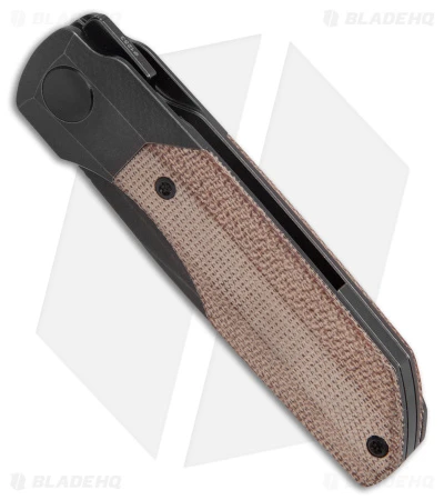 Vero Engineering Mini Synapse Frame Lock Knife Titanium Natural Micarta (3" BW) 2 Vero Engineering Mini Synapse Frame Lock Knife Titanium Natural Micarta (3" BW) - Image 2