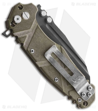 Wander Tactical Mistral Bar Lock Knife Green Micarta (3.5" Black DLC) 2 Wander Tactical Mistral Bar Lock Knife Green Micarta (3.5" Black DLC) - Image 2