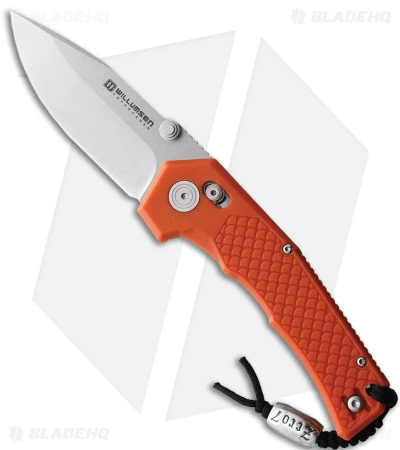 Willumsen Copenhagen Zero7 Cross Bar Knife Orange GFN (3.5" Stonewash) 1 Willumsen Copenhagen Zero7 Cross Bar Knife Orange GFN (3.5" Stonewash)