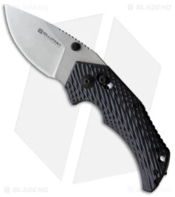 Willumsen Copenhagen Red E Bar Lock Knife Gray G-10 (2.7" Stonewash)