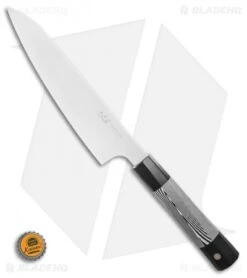 Xin Cutlery Xincare 7.5" Kiritsuke Chef's Kitchen Knife Black/White G10 -EOSS Knives Shop XIN Cutlery Japanese Style Chef Knife Black Red G 10 Satin 7 BHQ 123457 LS Bottlecap