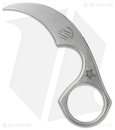 Bastinelli Diagnostic Karambit Fixed Blade Neck Knife Stonewash (1.5" Stonewash) 1 Bastinelli Diagnostic Karambit Fixed Blade Neck Knife Stonewash (1.5" Stonewash)