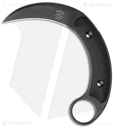 Bastinelli Kalinou Karambit Fixed Blade Knife (2.75" Black PVD) Fox 1 Bastinelli Kalinou Karambit Fixed Blade Knife (2.75" Black PVD) Fox