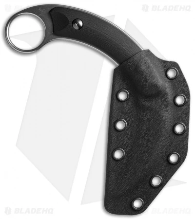 Bastinelli Kalinou Karambit Fixed Blade Knife (2.75" Stonewash) Fox 2 Bastinelli Kalinou Karambit Fixed Blade Knife (2.75" Stonewash) Fox - Image 2