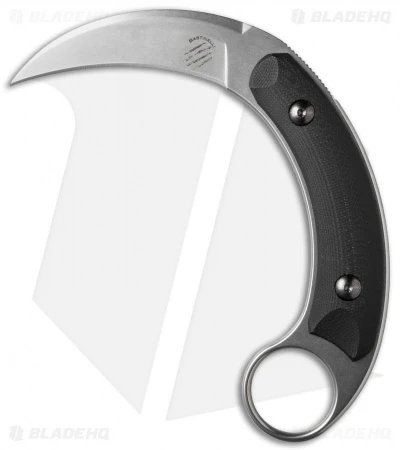 Bastinelli Kalinou Karambit Fixed Blade Knife (2.75" Stonewash) Fox 1 Bastinelli Kalinou Karambit Fixed Blade Knife (2.75" Stonewash) Fox