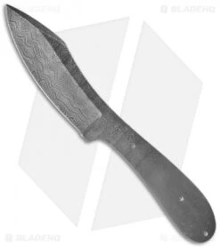 Tallen Big Game Hunter Knife Damascus Blade Blank BL-DM2707