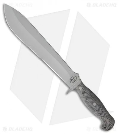 Hazen Knives SAR Fixed Blade Knife Black Micarta (9.3" Bead Blast) 1 Hazen Knives SAR Fixed Blade Knife Black Micarta (9.3" Bead Blast)