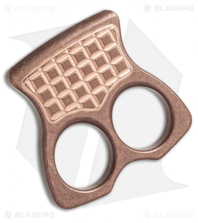 Microtech Marfione Two-Finger Knuckle Paperweight (Dirty Copper) 2 Microtech Marfione Two-Finger Knuckle Paperweight (Dirty Copper) - Image 2