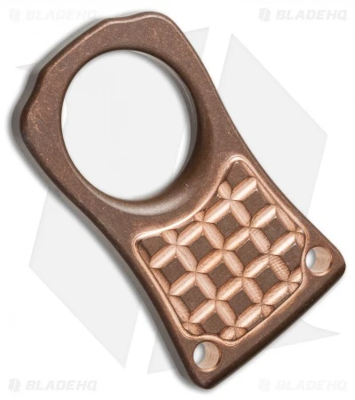 Microtech Marfione One-Finger Knuckle Paperweight (Dirty Copper) 1 Microtech Marfione One-Finger Knuckle Paperweight (Dirty Copper)