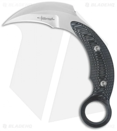 Mil-Tac Knives Jerry Hossom Kerambitch Karambit Knife Black/Grey (3.25" Satin) 1 Mil-Tac Knives Jerry Hossom Kerambitch Karambit Knife Black/Grey (3.25" Satin)