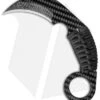 Schwartz Tactical Vengeance Karambit Fixed Blade Knife CF (2.75" CF/Ti)