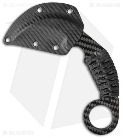 Schwartz Tactical Vengeance Karambit Fixed Blade Knife CF (2.75" CF/Ti) 2 Schwartz Tactical Vengeance Karambit Fixed Blade Knife CF (2.75" CF/Ti) - Image 2