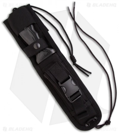 Scorpion Knives Overt Interceptor Knife Fixed Blade (5" Black Plain) 2 Scorpion Knives Overt Interceptor Knife Fixed Blade (5" Black Plain) - Image 2