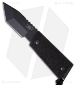 Scorpion Knives Tanto Tactical Fixed Blade Knife (3" Black Plain)