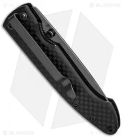 Stone River Ceramic Liner Lock Knife Carbon Fiber (3" Black) SRG2CFB -EOSS Knives Shop stone river ceramics srg2cfb cm side